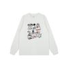 Hand-Painted Cartoon Print Long Sleeve T-Shirt - Cute & Versatile Autumn/Winter Trend