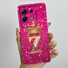 Dla Infinix Note 30 4G 5G Note30 Pro VIP 30i Modne Etui na Telefon z Inicjałami dla Pary Miękki Silikon TPU Osłona Ochronna na Obiektyw