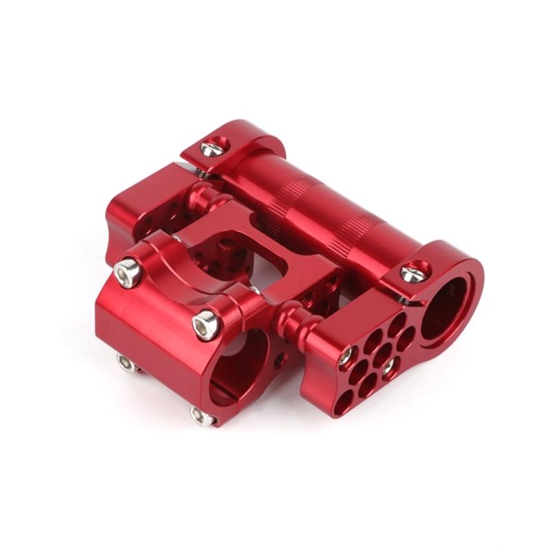 Adjustable Bicycles Double Stem Aluminum Alloy Folding Bike Porous Stem 25.4MM Hollows Bicycles Handlebar Stem