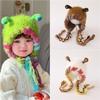 Soft Plush Children Beanie Hat Thicken Children Winter Hat Cute Baby Hat  Kids