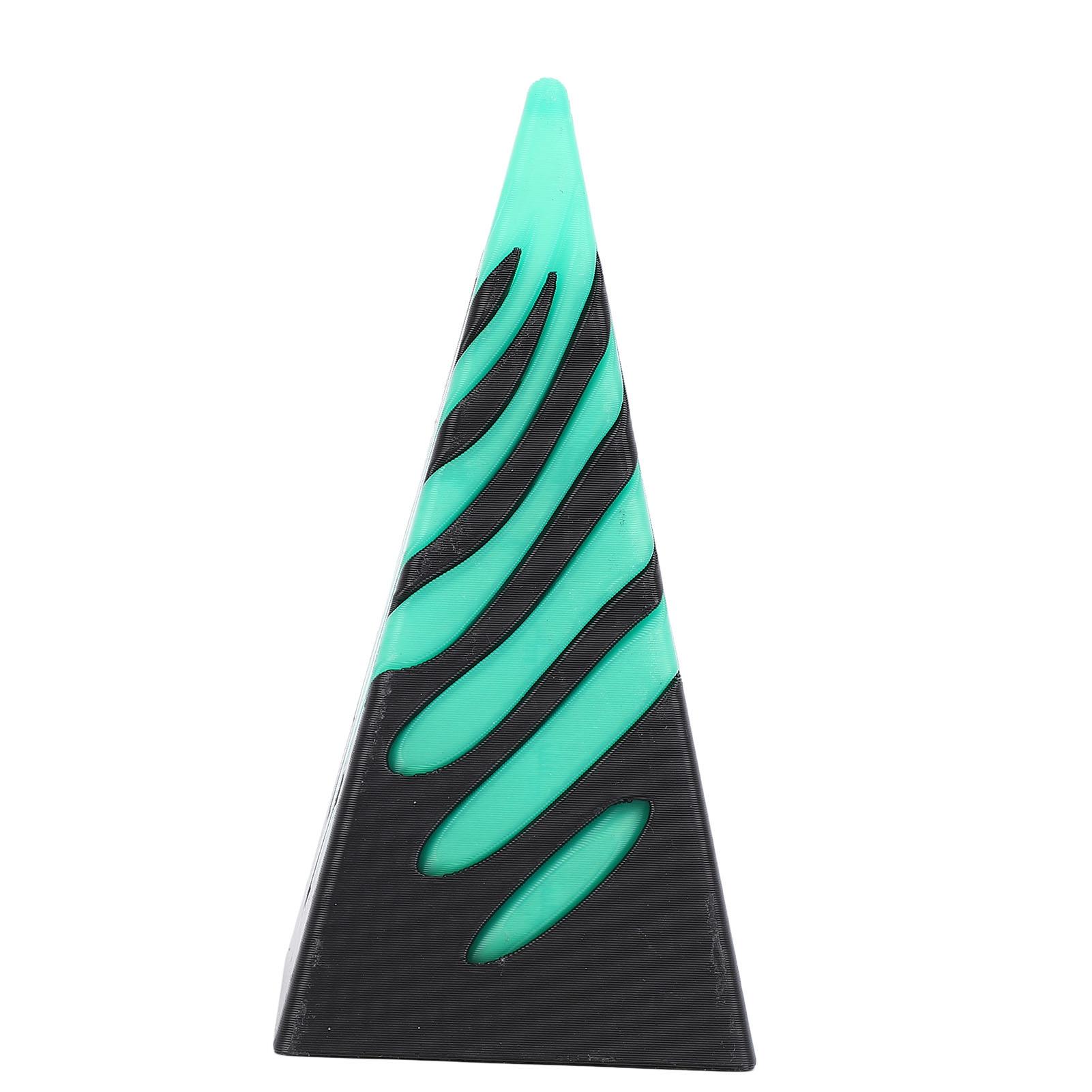 

Невозможная Пирамида Проход Тревога Снятие Многофункциональная Настольная Игрушка Снятие Стресса Напечатано на 3D-принтере зелёный