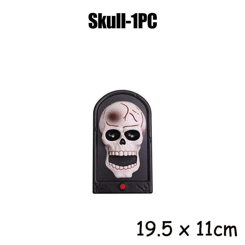 Halloween Haunted Doorbell Animated Eyeball Halloween Decoration with Spooky Sounds Halloween Doorbell Party Decor