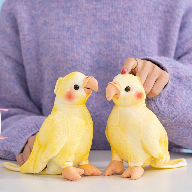 Cross-Border Yellow Parrot Plush Toy - Cute, Comforting Doll and Hot-Selling Animal Plush