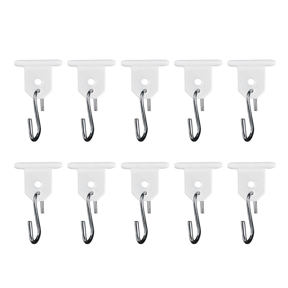 10 pcs Camping Awning Hooks Outdoor Camper Hanging Accessories Motorhome Awning Hooks for Camping Tent Indoor Outdoor Decor белый