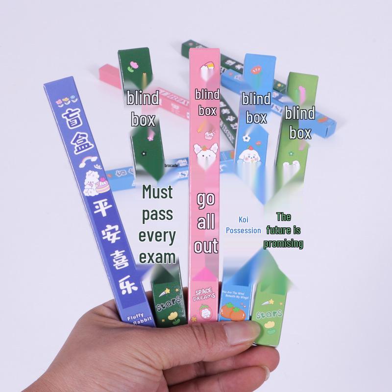 Inspirational Neutral Pen Blind Box: 0.5mm Click-Action Water Pen Multiple Random Dispatch