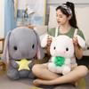 Bunny Stuffed Animal 22cm Cute Soft Plush Rabbit Toy Pillow for Kids Bed Companion Easter Brown Milk Bottle