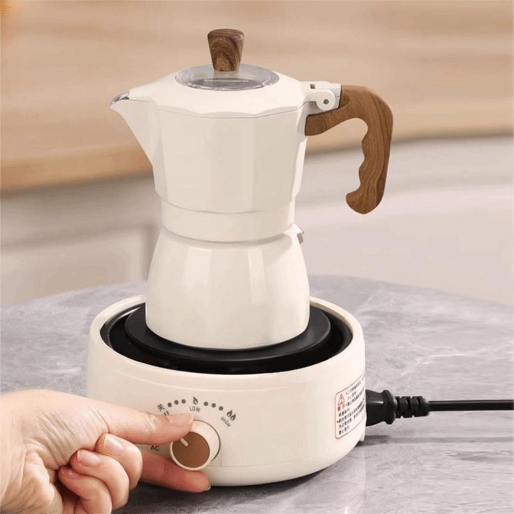 Universal Electric Stove Round Coffee Pot Burner Household Kettle Warmer  Indoor