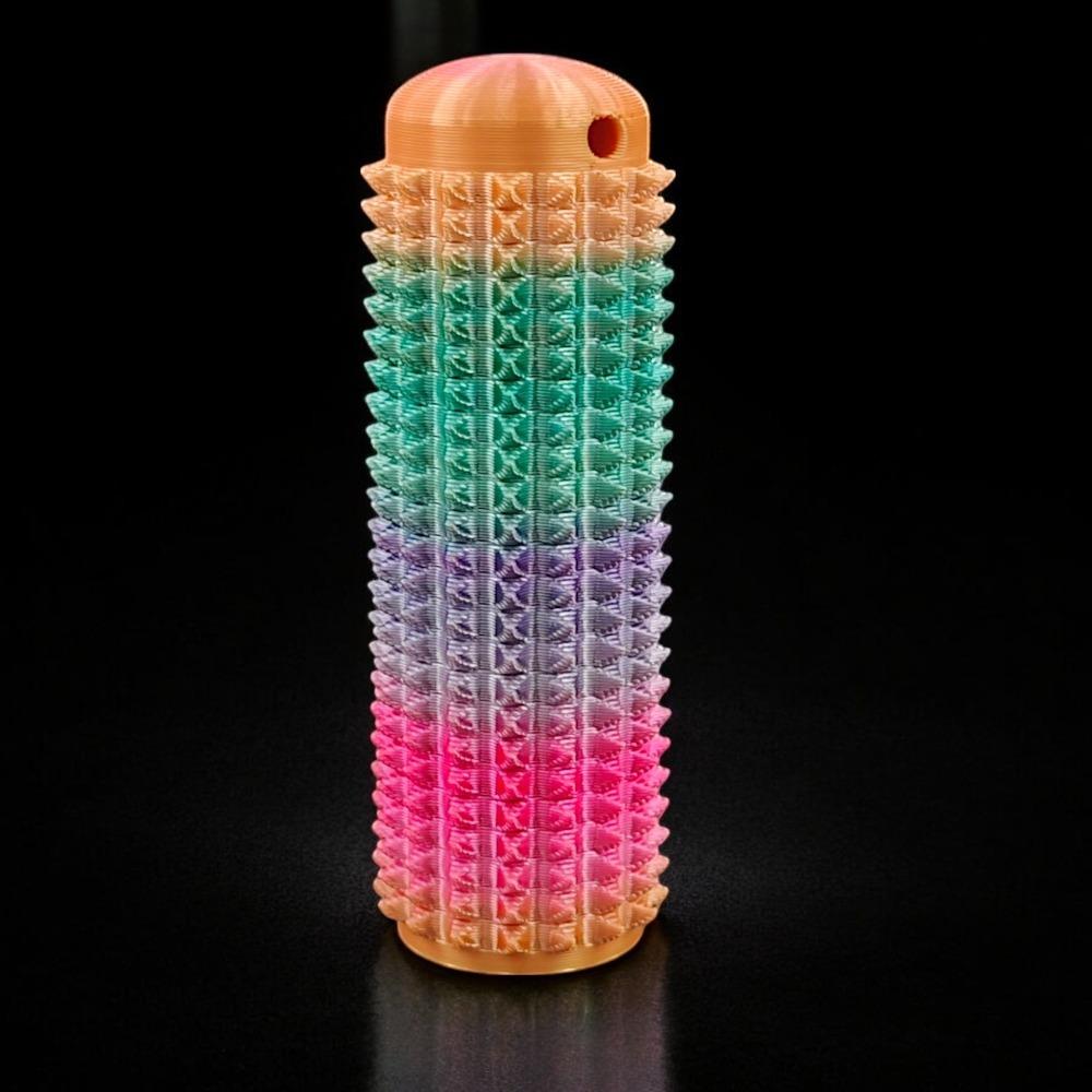 BPA-Free Tactile Sensory Keychain Portable Grippie Stim Keychain Spiky Grip Toy  Office Desk