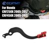 CNC Aluminum Rear Foot Brake Pedal Lever For Honda CRF250X CRF450X CRF 250X 450X 250 450 X 2005-2016 2017 Motocycle Universal