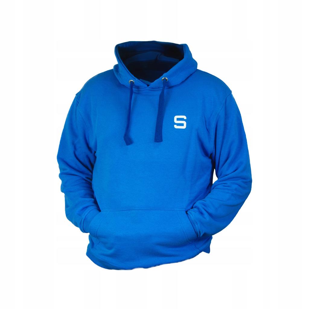 Original Siver Men's Hooded Sweatshirt Cotton Kangaroo Pocket Hoodie - Printed