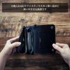 Medium-sized trucker wallet, made from genuine Tochigi leather. Men's biker wallet, medium-sized trucker wallet, trucker wallet, made from tanned