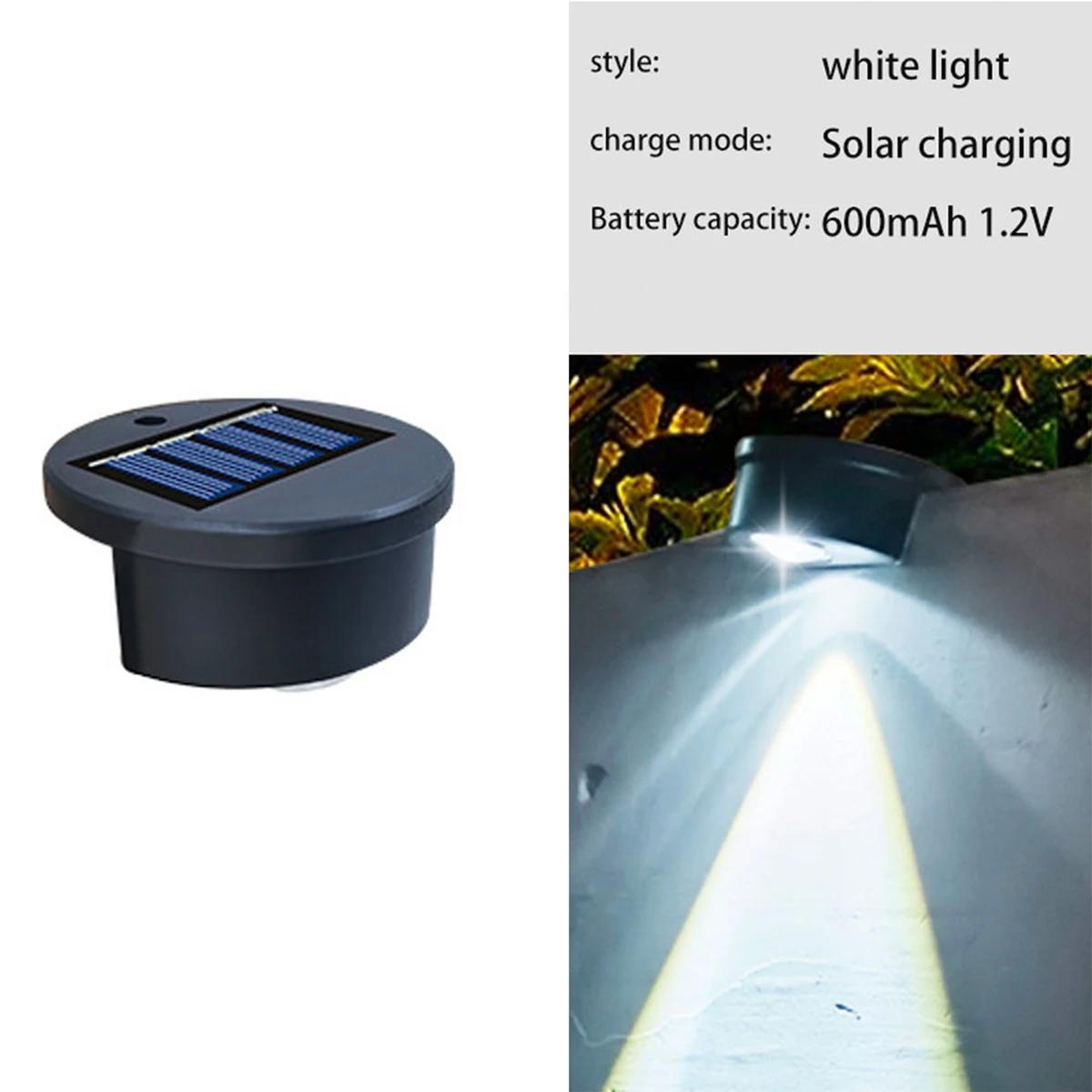 

Солнечный Светодиодный Подсветка для Бортика Бассейна Подземный Настил Уличные Фонари Ступеньки для Украшения Стена Забор Водонепроницаемый Подземный Газон холодный белый