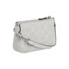 Coach Nolita 15 Metal Logo Letters Classic Presbyopia Cow Leather Portable Shoulder Crossbody Bag Mini Women's White
