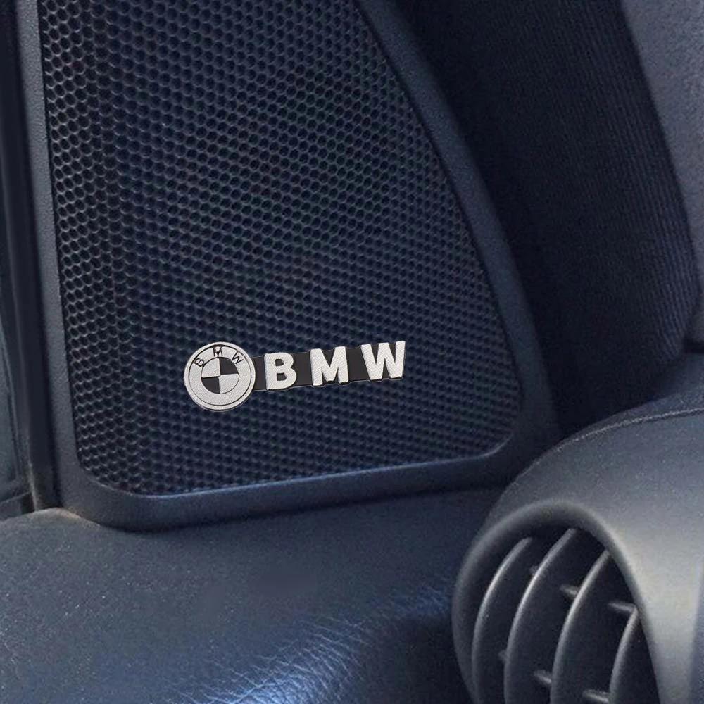 For BMW M X1 X3 for BMW X1 X3 X4 X5 E46 E90 F20 E60 E39 F10 M1 M2 M3 M5 M6 M3D Metal Car Audio Stickers Auto Badge Emblem Decoraiton Accessorie