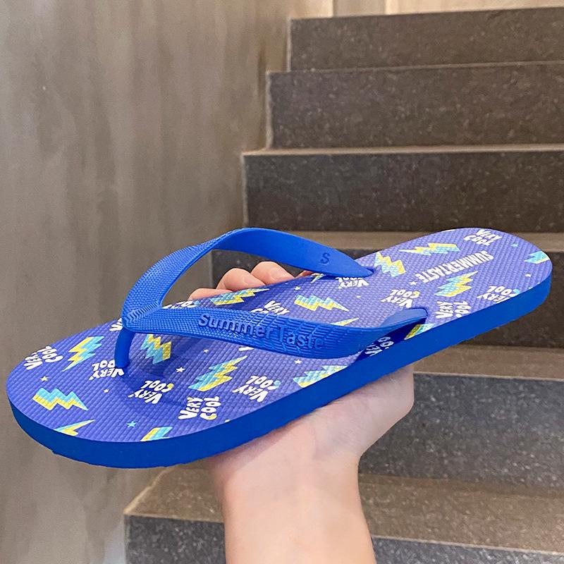 Flip-flops men go out fashionable summer simple slippers men splint slippers outdoor wear outdoor music festival slippers men