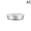 1Pc Stainless Steel Steaming Plate Fan Shaped Divided Steaming Plate Household Food Steaming Bowl Kitchen Accessories