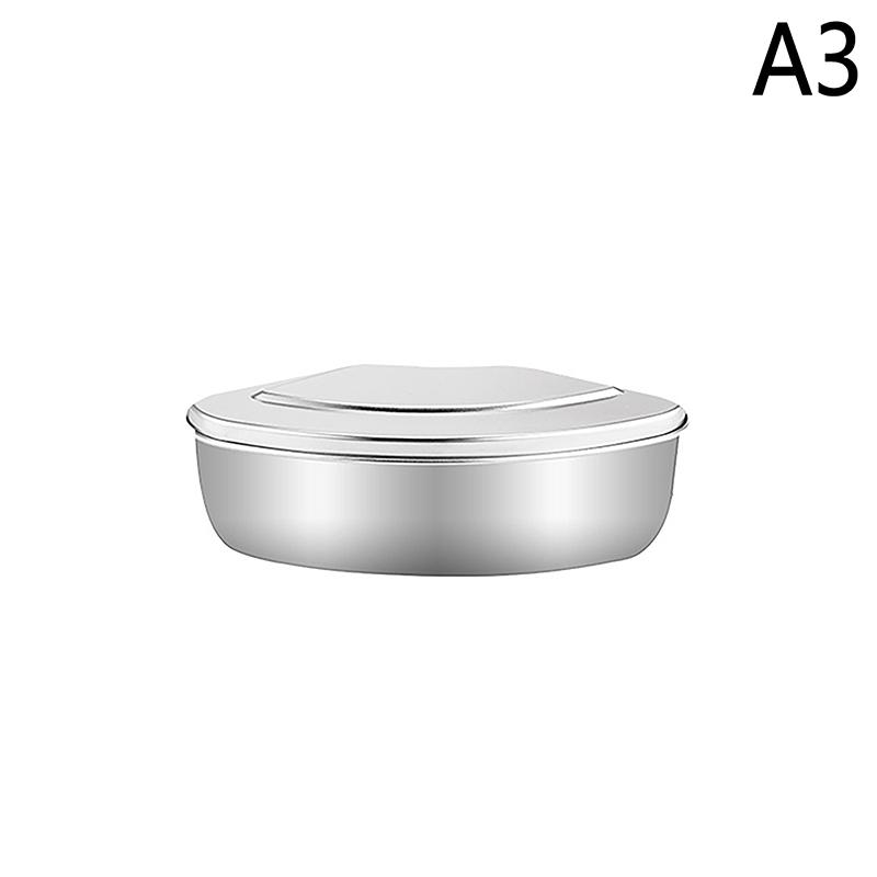 1Pc Stainless Steel Steaming Plate Fan Shaped Divided Steaming Plate Household Food Steaming Bowl Kitchen Accessories
