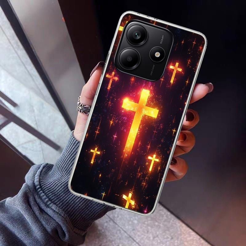 

Jesus Bible Phone Case For Xiaomi Redmi Note 15 14 14S 13 12S 12 Pro Plus 11S 11 10S 10 4G Cover 11E 11T 5G Print Fundas Redmi N Redmi Note 11 Pro 4G