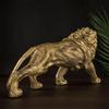 Creative Golden Lion Resin Statue, Animal Model Sculpture, Home Decoration Accessories, Living Room, Office Desktop