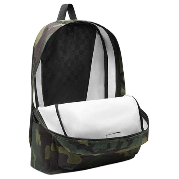 Vans Zipper Closure Nylon Backpack Men Backpacks Camouflage VN000ONIJ2R