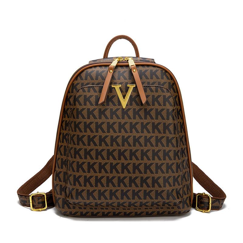 

Женская сумка Модная летняя корейская версия Большая вместимость Легко сочетается Рюкзак против краж Повседневная дорожная сумка Многоцелевой модный рюкзак