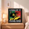 Bob Marley One Love Reggae Music 5D Diy Diamond Painting Round Diamond Diy Frameless Holiday Artwork Suitable For Home Office Wall Decoration