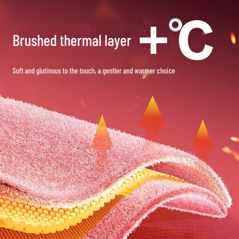 Hodo Men's Brushed Warm Business Casual Trousers