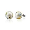 Jade Angel 925 Sterling Silver Aventurine Stud Earrings for Women - 6MM Round Bead Fashion Earrings