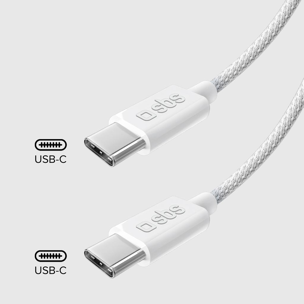 USB-C 60W Braided Cable 1.5m - Gray