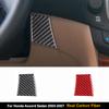 For Honda Accord Sedan 2003-2007 Real Soft Carbon Fiber Sticker Car Steering Wheel Panel Interior Trim Interior Accessories