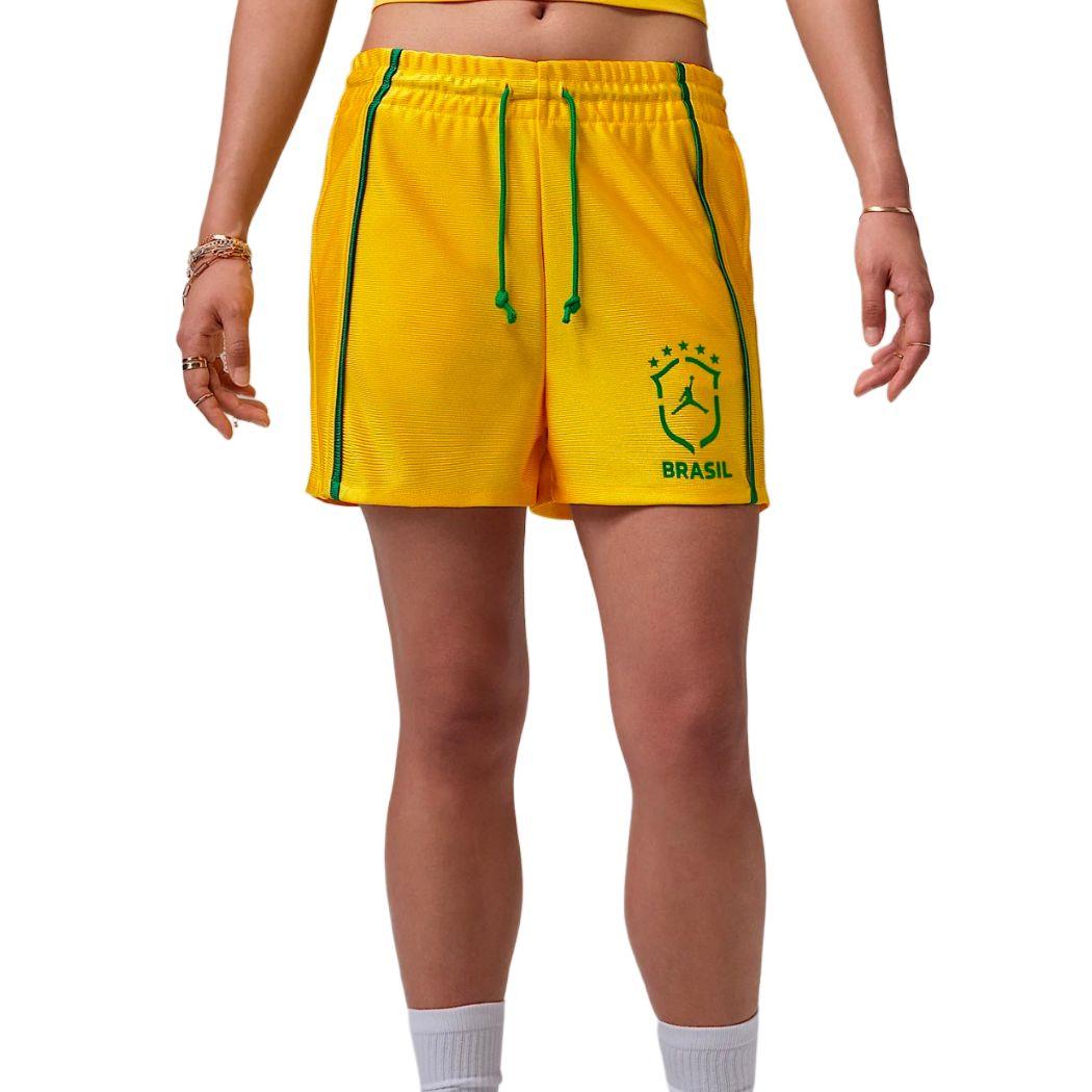 

Jordan Brooklyn Brazil Team Knitted Lace-Up Comfortable Casual Shorts Women shorts IO2457-741 S