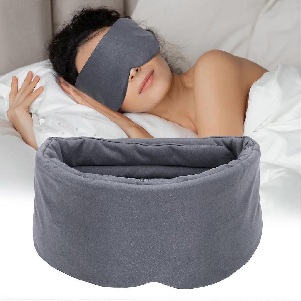 Schlafmaske - Superweiche und bequeme Schlafmaske, Geeignet für Zuhause, Schlaf, Reisen, Schichtarbeit, Nasenpolster-Design Blackout Augenmaske
