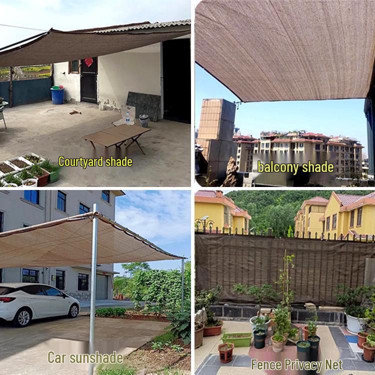 Outdoor Privacy Screen Fence Netting, Balcony Shade Cloth Sunblock Mesh, Garden Backyard Shielding Cover, UV Protection Security Net