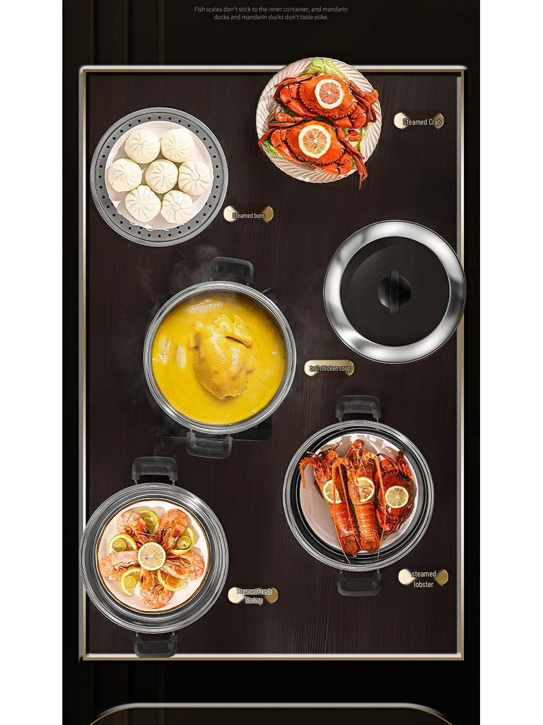 Aburitor Multi-Strat din Oțel Inoxidabil pentru Uz Casnic & Comercial - Compatibil cu Inducție & Gaz