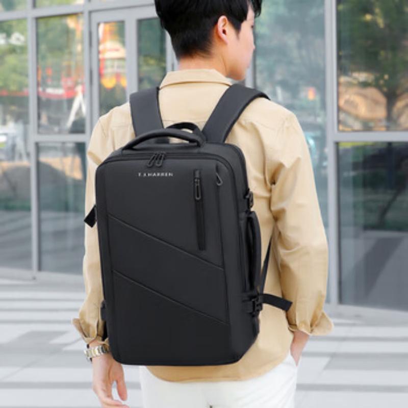 TJ Helen Multi-functional Expandable Business Travel Laptop Backpack