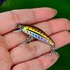 Japan Design Tackle Crankbaits Fish Hooks Winter Fishing Minnow Lures Slowly Sinking Minnow Baits