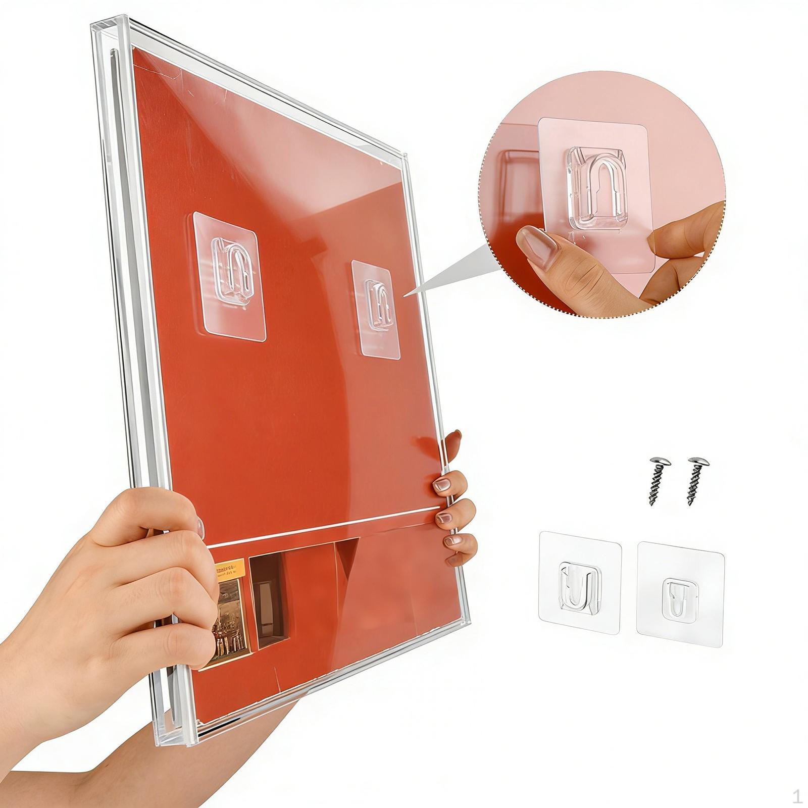 

Record Album Frame Acrylic Versatile Lightweight Magazine Shelf Book Holder Wall Art