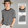 Women's Tencel Silk Blend Classic Striped T-Shirt