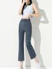 2026 Spring/Summer Women's High Waist Cropped Flared Jeans Yoga Pants - Slim Fit, Butt Lifting, High Stretch Outerwear.