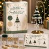 Set Creativo per Perline da Appendere Kit Ornamento con Perline Nuovo Kit Creativo di Natale Attività Festiva per le Feste
