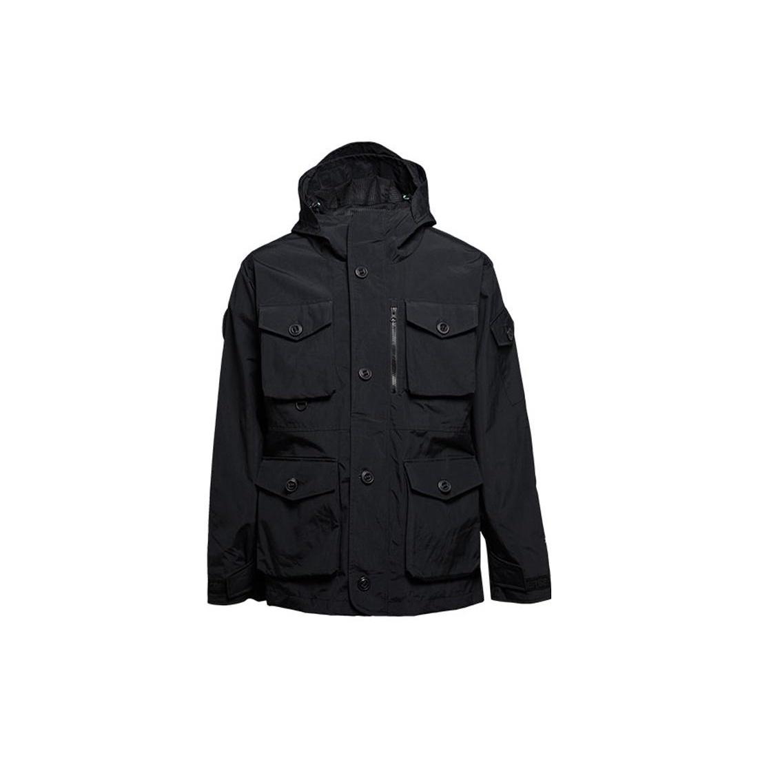Converse 2L Utility Jacket Asia Sizing Black Men s 10006874-A04 M