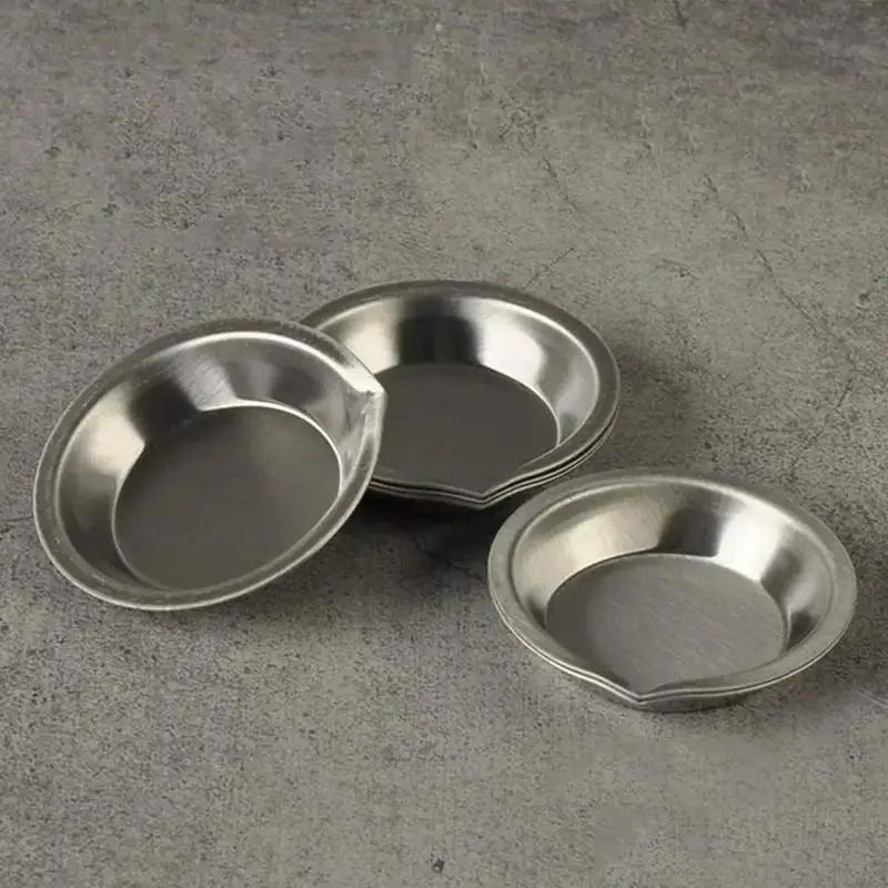 10pcs Stainless Steel Painting Color Bowls Oil Paint Trays Paint Color Mixing Cups Color Mixer Children DIY Painting Tools