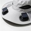 Solar-Powered Wide-Brim Hat with Fan & Face Shield for Outdoor Cycling, Fishing & Sun Protection