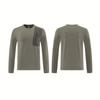Men's Quick-Drying Long Sleeve T-Shirt for Spring and Autumn Running Sports