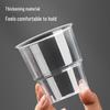 Guraide 130ml Thickened Disposable Plastic Cups (50-pack)