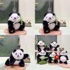 Fun And Playful Panda Plush Keychain Original Design Adorable Keychain For Collectors