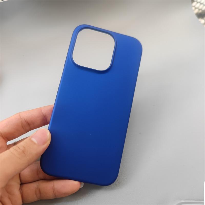 Matte Transparent Frameless Case for iPhone 13 14 15 16 Pro Max Plus Heat Dissipation Broderless Ultra Thin PC Shockproof Cover