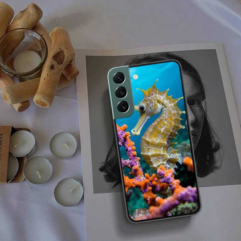 Seahorse Underwater Fantasy Phone Case Samsung A14 A24 A34 A54 A03S A04S A13 A23 A33 A53 A73 A70 A50S A30 A40 A71 A51 A41 A31 A2