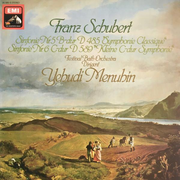 

Виниловая пластинка ФРАНЦ ШУБЕРТ BATH FESTIVAL ORCH Симфония № 5 Си-бемоль мажор 485 Симфония 296855 His Masters Vo Германия Классика Б/у