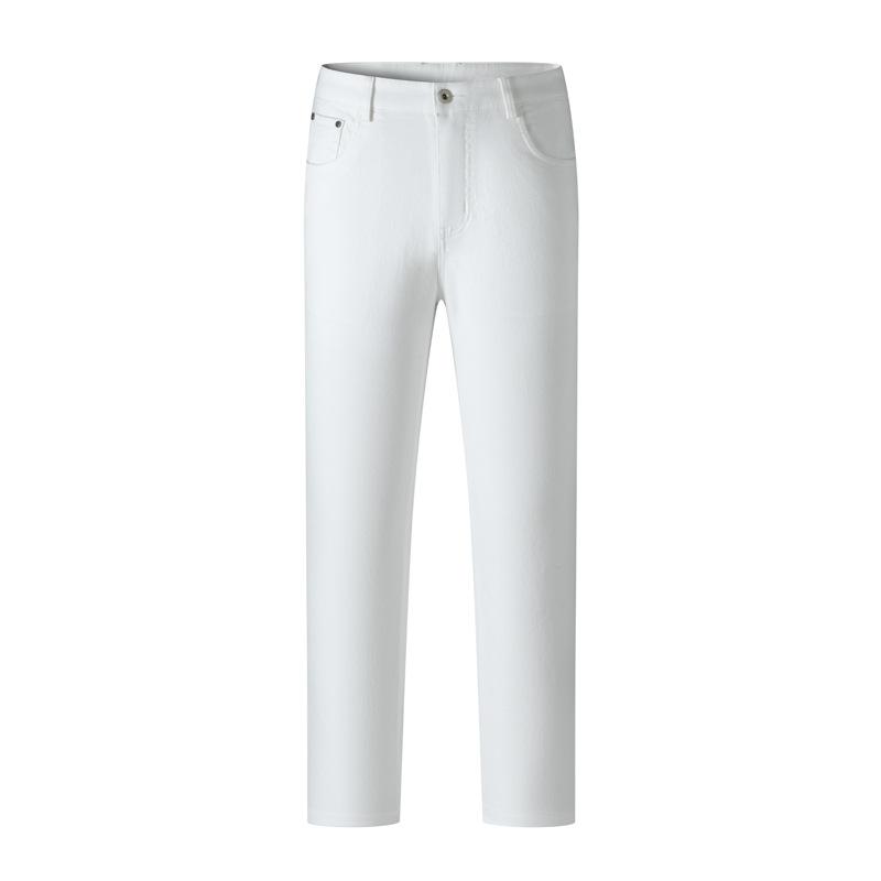Autumn and Winter New Men's High-end Luxury Business Casual Pants Loose Straight Pants Stretch Joker Pants.